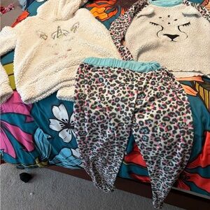 Cozy Animal Print Pajama Set